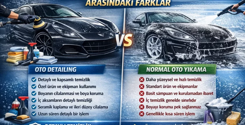 Oto Detailing ile Normal Oto Yıkama Arasındaki Farklar